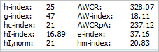 Metrics 1