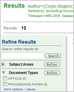 Refine results #2